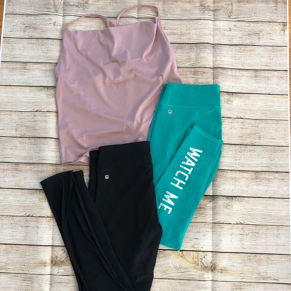 Fabletics Lot - m/l leggings and m top
